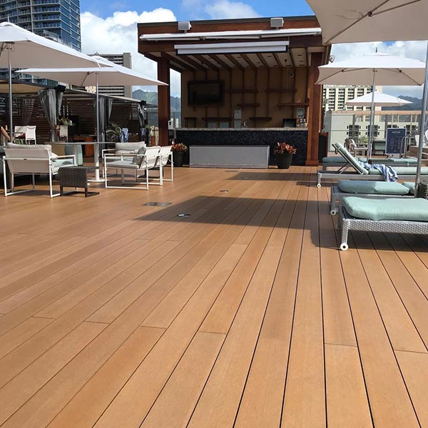 image of resysta decking at Roy's Koolina 